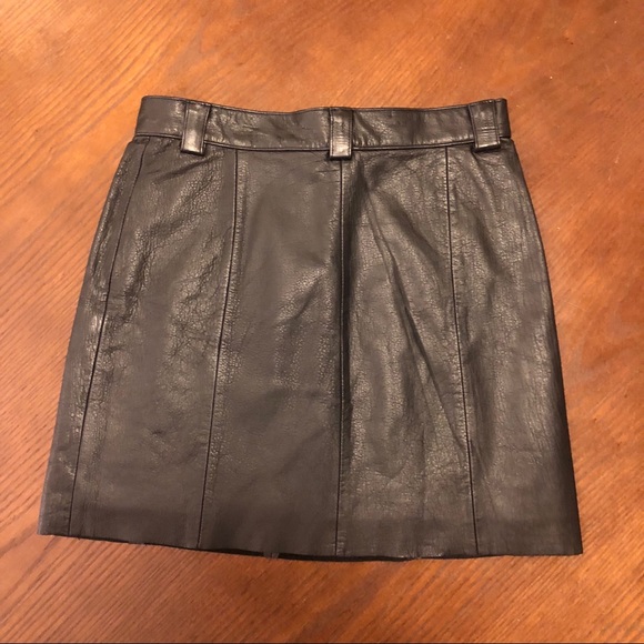 Leather Mini Skirt - Picture 2 of 3
